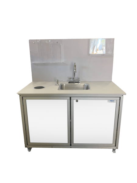 Sanitizing Station with Portable Sink for Toddlers 25" High (HWS - 006) - SchoolOutlet