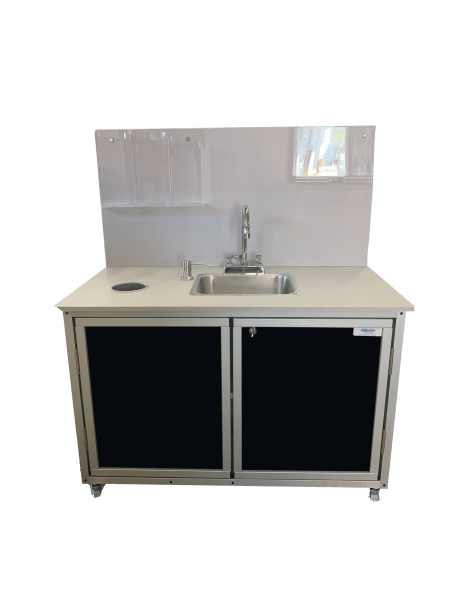 Sanitizing Station with Portable Sink for Toddlers 25" High (HWS - 006) - SchoolOutlet