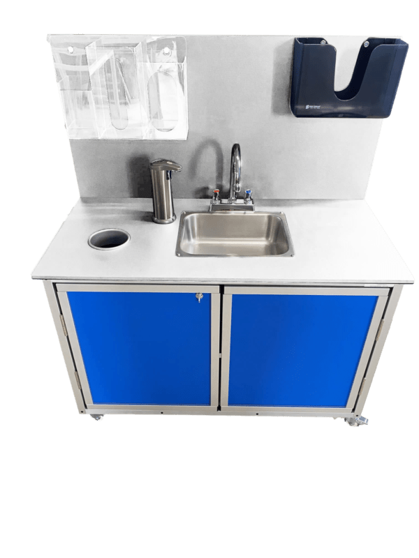 Sanitizing Station with Portable Sink for Childcare 30" High (HWS - 007) - SchoolOutlet