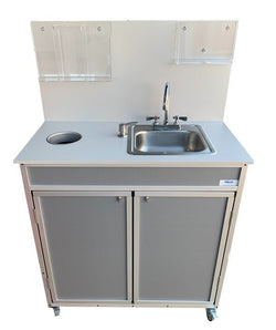 Self Contained Sanitizing Station with 10" Deep Basin Portable Sink (HWS-009)