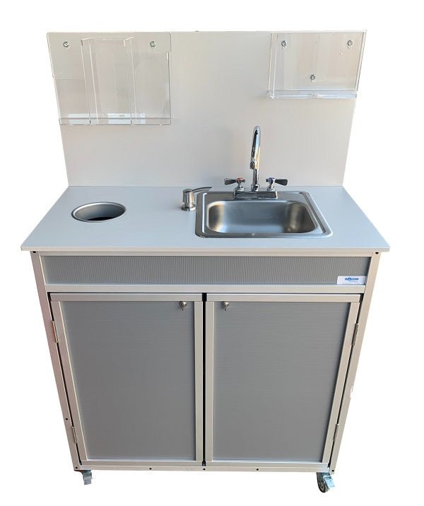 Self Contained Sanitizing Station with 10" Deep Basin Portable Sink (HWS - 009) - SchoolOutlet