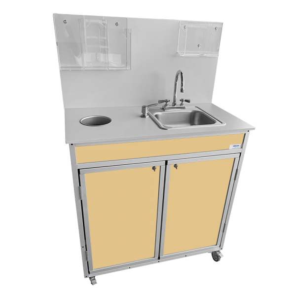 Self Contained Sanitizing Station with 10" Deep Basin Portable Sink (HWS - 009) - SchoolOutlet