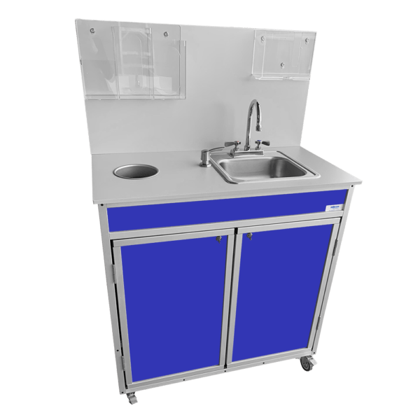 Self Contained Sanitizing Station with 10" Deep Basin Portable Sink (HWS - 009) - SchoolOutlet