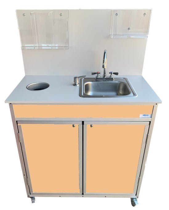 Portable Single 6" Deep Basin Sanitizing Station Portable Sink (HWS - 009S) - SchoolOutlet