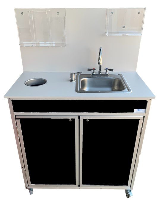 Portable Single 6" Deep Basin Sanitizing Station Portable Sink (HWS - 009S) - SchoolOutlet