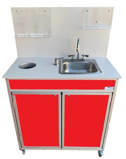 Portable Single 6" Deep Basin Sanitizing Station Portable Sink (HWS - 009S) - SchoolOutlet