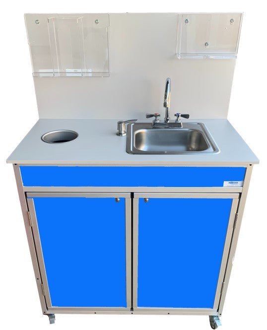 Portable Single 6" Deep Basin Sanitizing Station Portable Sink (HWS - 009S) - SchoolOutlet