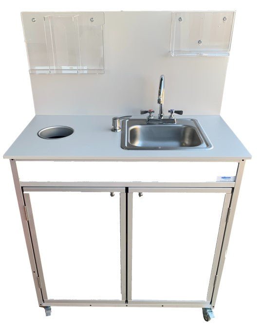 Portable Single 6" Deep Basin Sanitizing Station Portable Sink (HWS - 009S) - SchoolOutlet