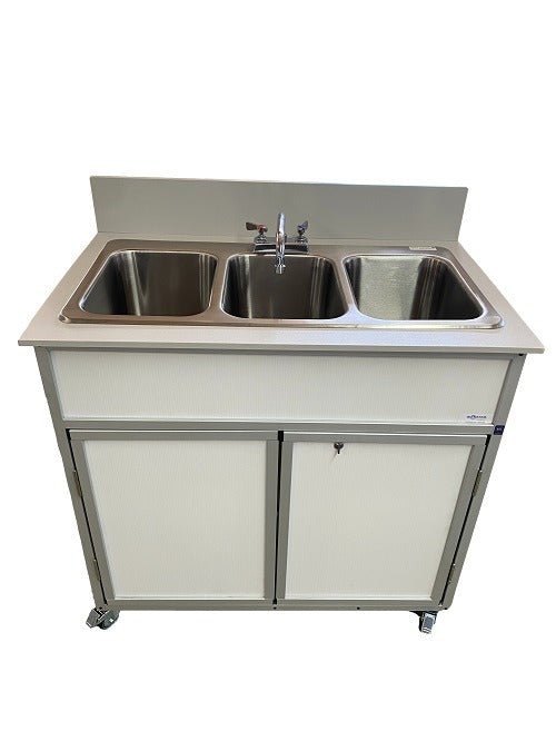 Self Contained Three 10" Deep Basins Portable Sink (NS - 003) - SchoolOutlet