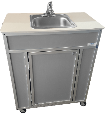 Portable NSF Certified Single 6" Deep Basin Portable Sink (NS - 009S) - SchoolOutlet