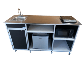 Portable Kitchen with Self Contained Sink (POR - PK - 001) - SchoolOutlet