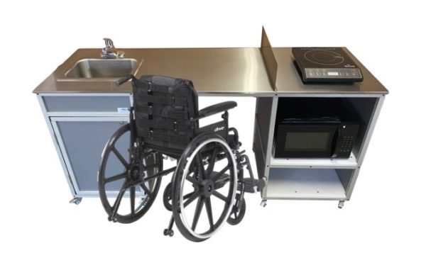 ADA Accessible Mobile Kitchen with Self Contained Sink (POR - PK - 2020) - SchoolOutlet