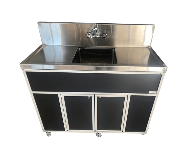 Commercial Single 12" Deep Basin w/Two Drainboards (PSE - 2001LA) - SchoolOutlet