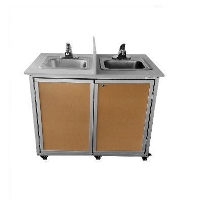 Childcare Double Basin Portable Sink 30" High (PSE - 2007D) - SchoolOutlet