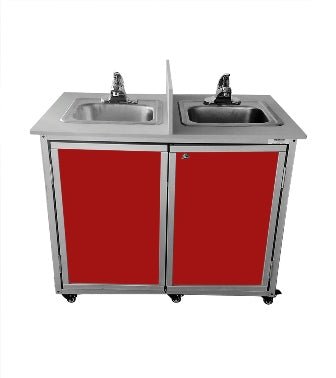 Childcare Double Basin Portable Sink 30" High (PSE - 2007D) - SchoolOutlet