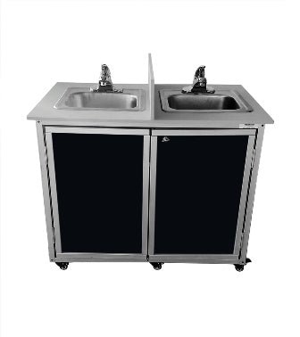 Childcare Double Basin Portable Sink 30" High (PSE - 2007D) - SchoolOutlet