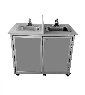 Childcare Double Basin Portable Sink 30" High (PSE - 2007D) - SchoolOutlet