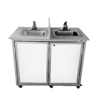 Childcare Double Basin Portable Sink 30" High (PSE - 2007D) - SchoolOutlet