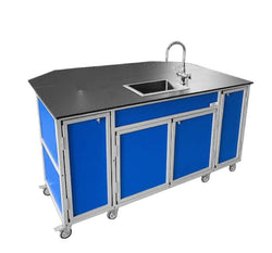 Portable Science Lab Workstation with Portable Sink PLUS Storage (PSE-2042)