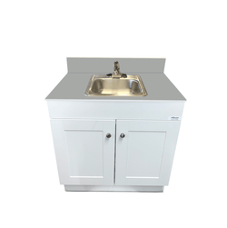 Self Contained Single 6" Deep Basin Portable Sink (POR-PSW-007M-M)