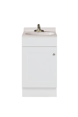 Wood Cabinet with Cultured Marble Top Portable Sink (Maple or White) (PSW-009A)