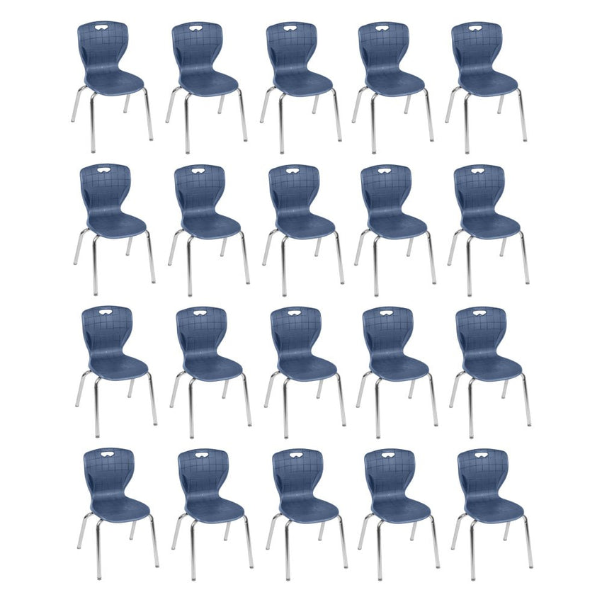 Regency Andy School Stack Chair 15" Seat Height for Elementary Age Students - SchoolOutlet