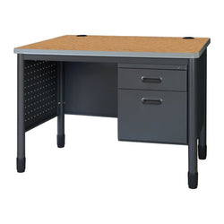 Regency Mesa Steel Single Pedestal Teacher's Office Desk 48" x 30" (66348SPMO)