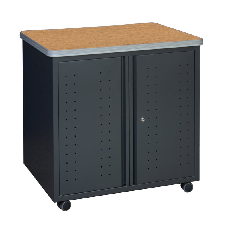 Regency Mesa Steel Mobile Locking Utility/Fax/Copy Table 30" X 23.25" (66746SCMO) - SchoolOutlet