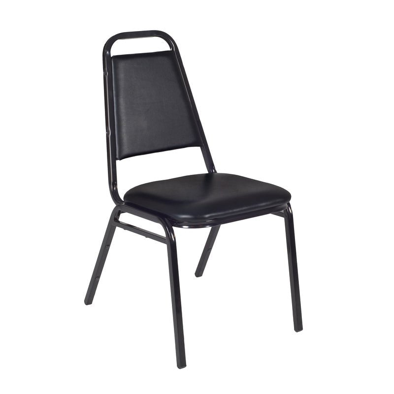 Regency Dining Cushioned Restaurant Stackable Chair (Pack of 40) - Black - SchoolOutlet