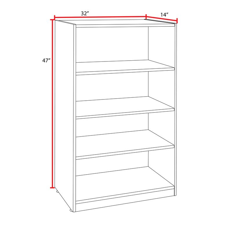 Regency Legacy 47 in. High Bookcase - SchoolOutlet