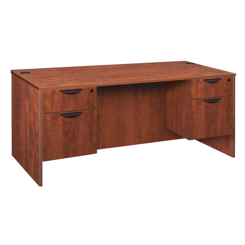 Regency Legacy 60 x 30 in. Office Desk with Double Pedestal Drawer Unit - SchoolOutlet