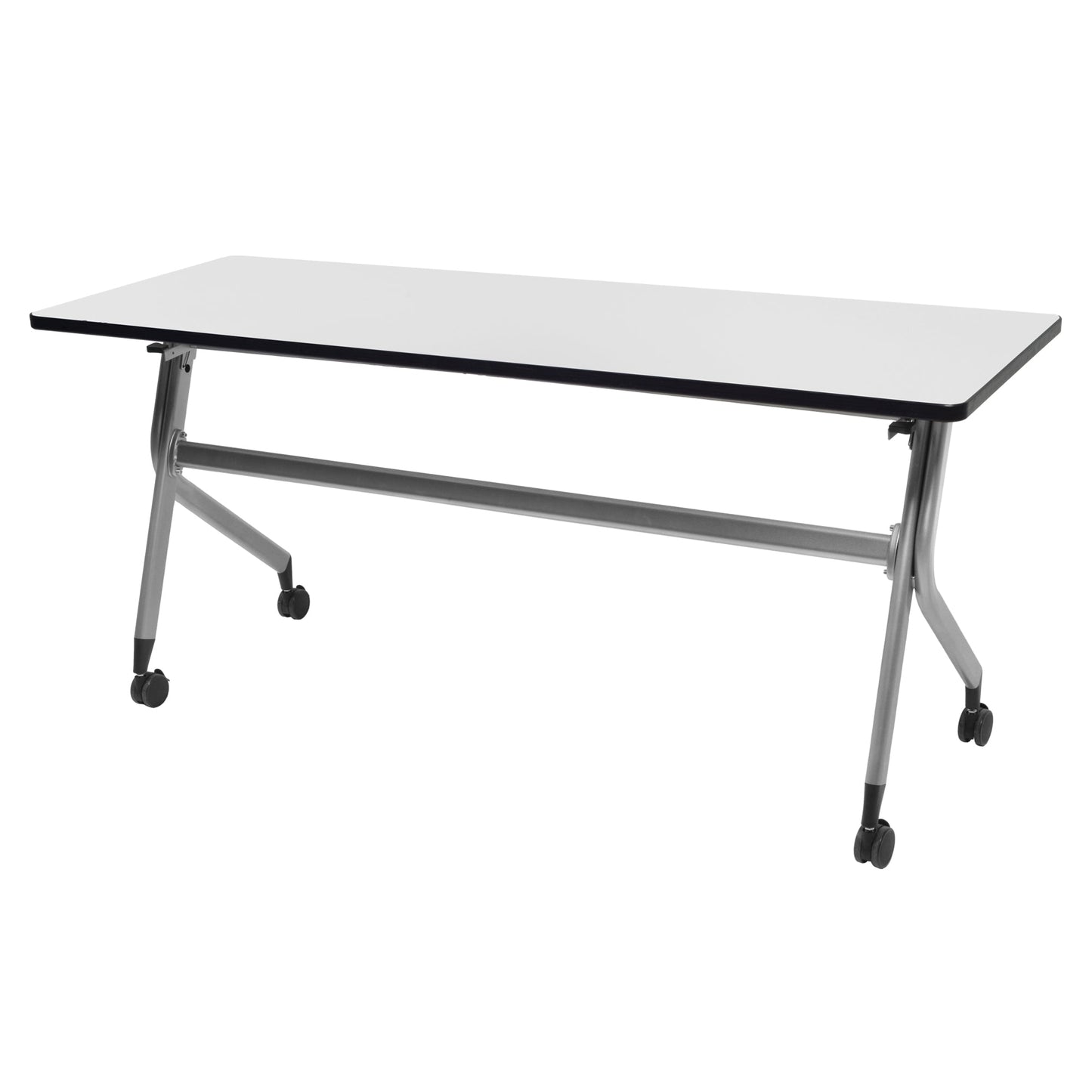 Regency En Route Flip Top Mobile Training Table 48 in x 24 in. - SchoolOutlet