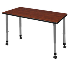 Regency Kee 42 x 24 in. Height Adjustable Mobile Classroom Activity Table