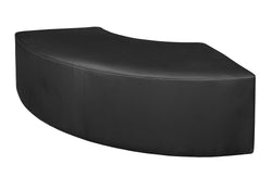 Regency Aurora Curved Vinyl Ottoman