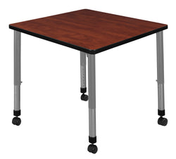 Regency Kee 30 in. Square Height Adjustable Mobile Classroom Activity Table