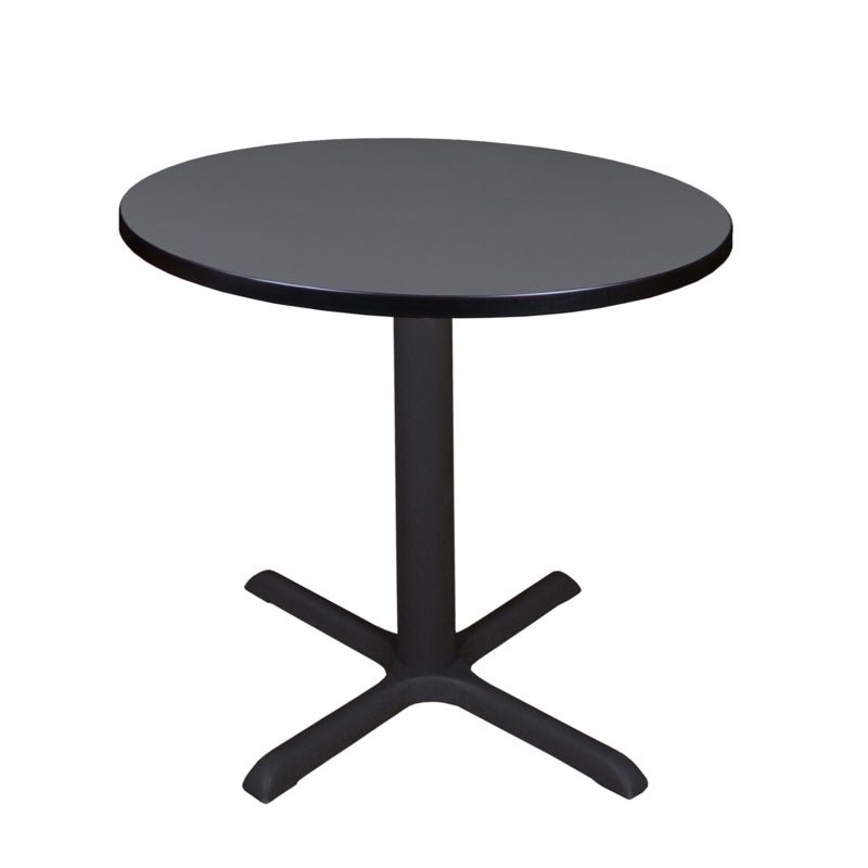 Regency Cain 30 in. Small Round X - Base Breakroom Table - SchoolOutlet