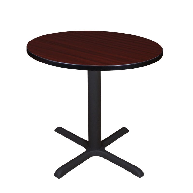 Regency Cain 30 in. Small Round X - Base Breakroom Table - SchoolOutlet