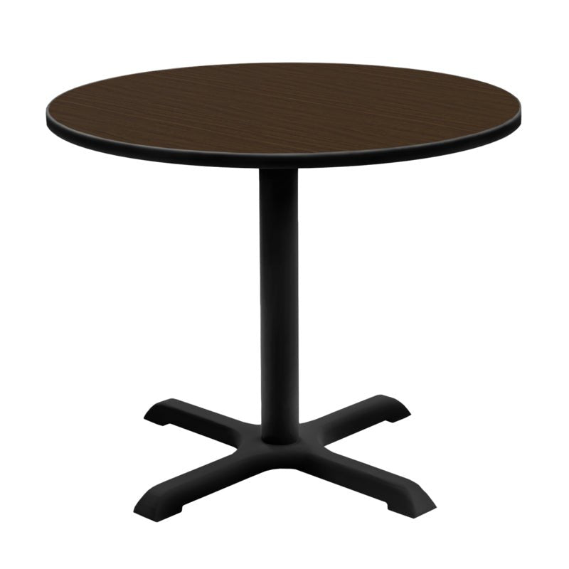 Regency Cain 30 in. Small Round X - Base Breakroom Table - SchoolOutlet