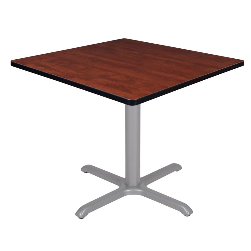 Regency Cain 36 in. Medium Square X - Base Breakroom Table - SchoolOutlet