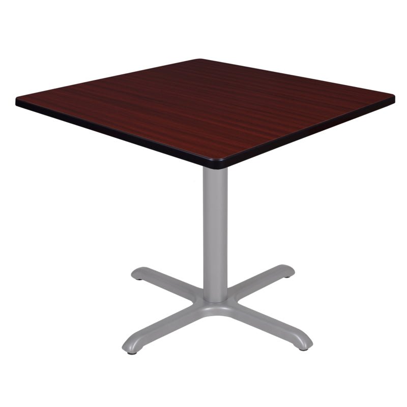 Regency Cain 36 in. Medium Square X - Base Breakroom Table - SchoolOutlet