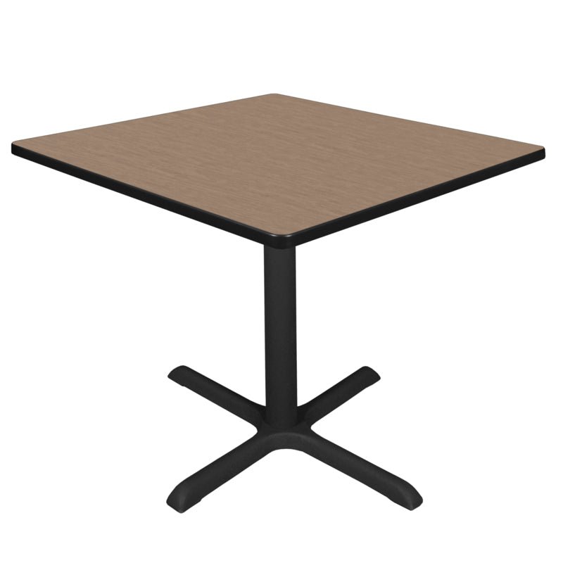 Regency Cain 36 in. Medium Square X - Base Breakroom Table - SchoolOutlet