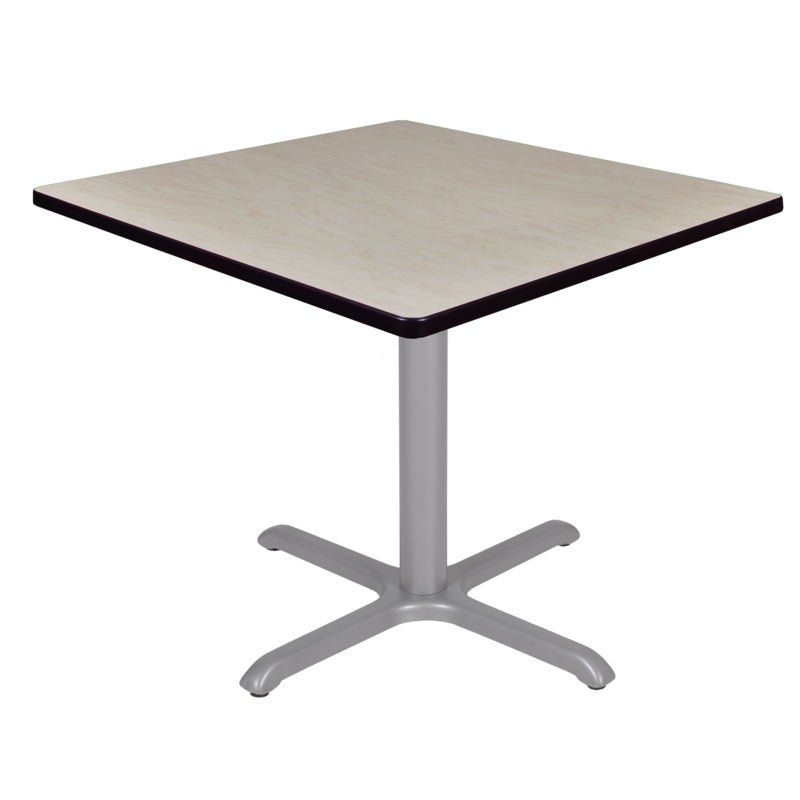 Regency Cain 36 in. Medium Square X - Base Breakroom Table - SchoolOutlet