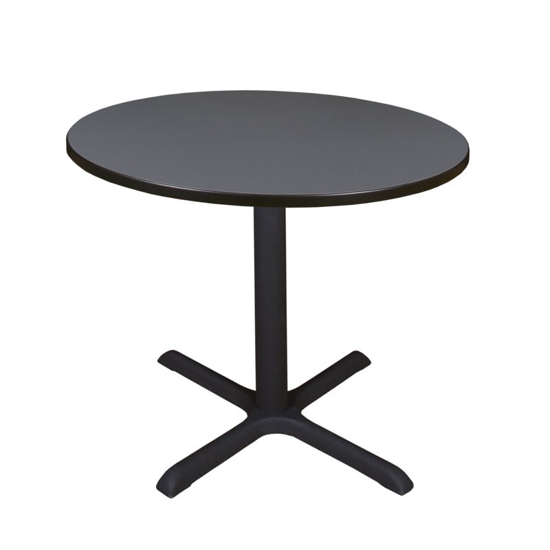 Regency Cain 36 in. Medium Round X - Base Breakroom Table - SchoolOutlet