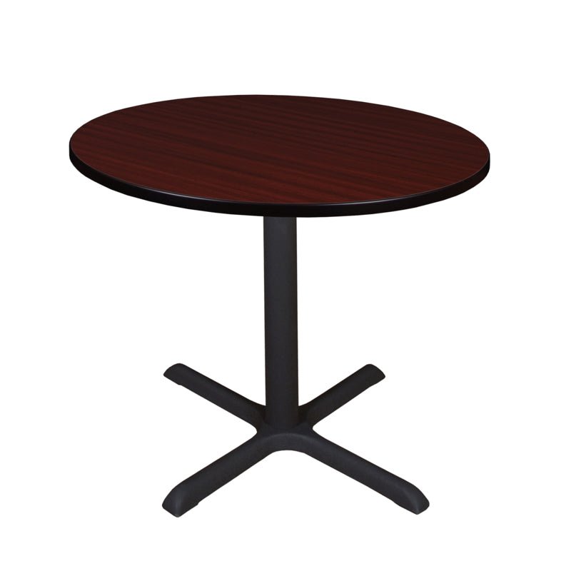 Regency Cain 36 in. Medium Round X - Base Breakroom Table - SchoolOutlet