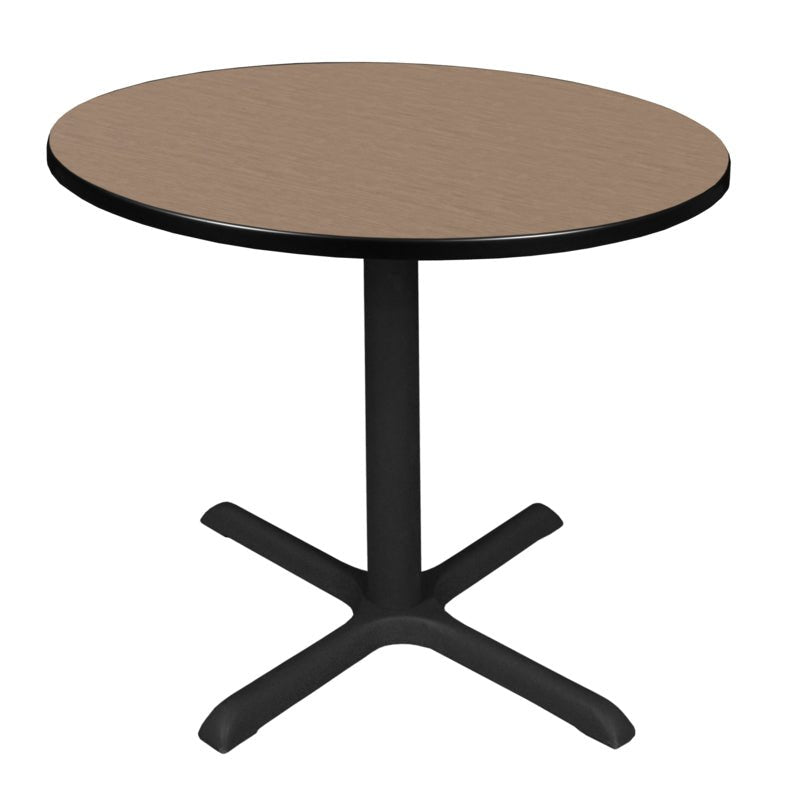 Regency Cain 36 in. Medium Round X - Base Breakroom Table - SchoolOutlet