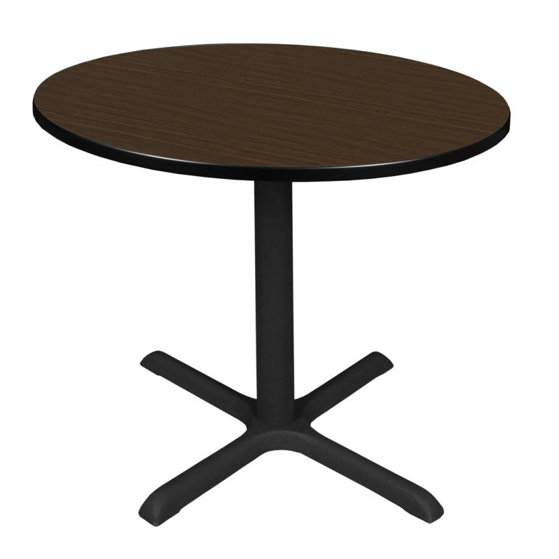 Regency Cain 36 in. Medium Round X - Base Breakroom Table - SchoolOutlet