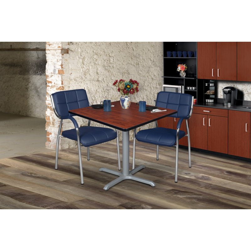 Regency Cain Large 42 in. Square X - Base Breakroom Table - SchoolOutlet