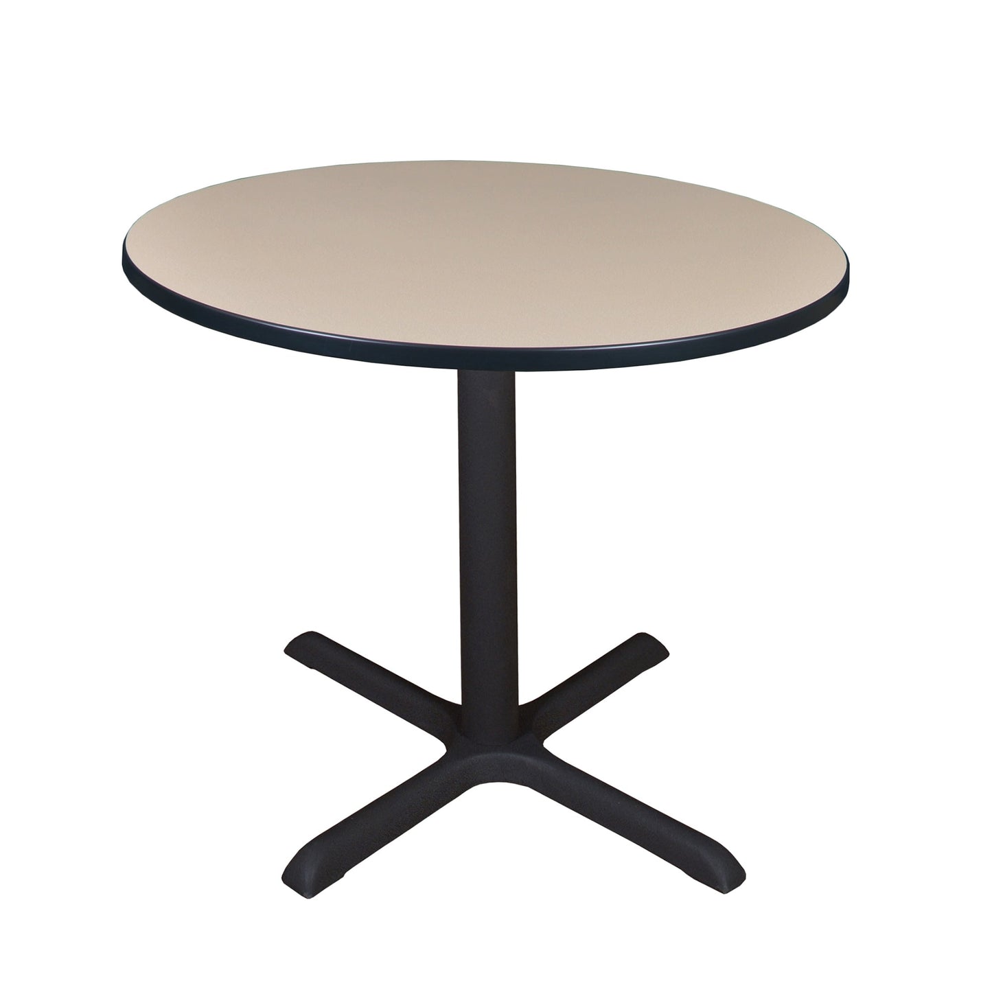 Regency Cain Large 42 in. Round X - Base Breakroom Table - SchoolOutlet