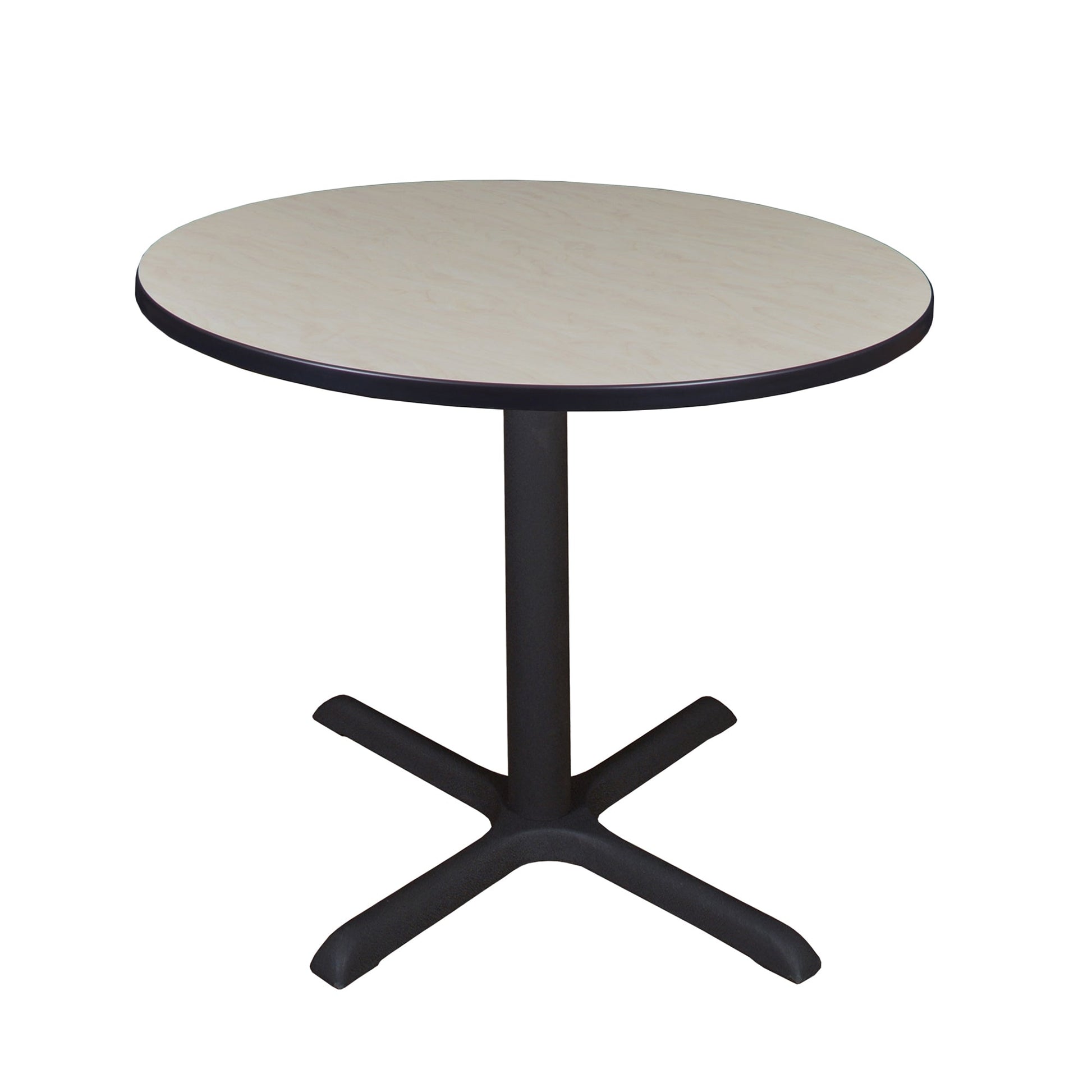 Regency Cain Large 42 in. Round X - Base Breakroom Table - SchoolOutlet