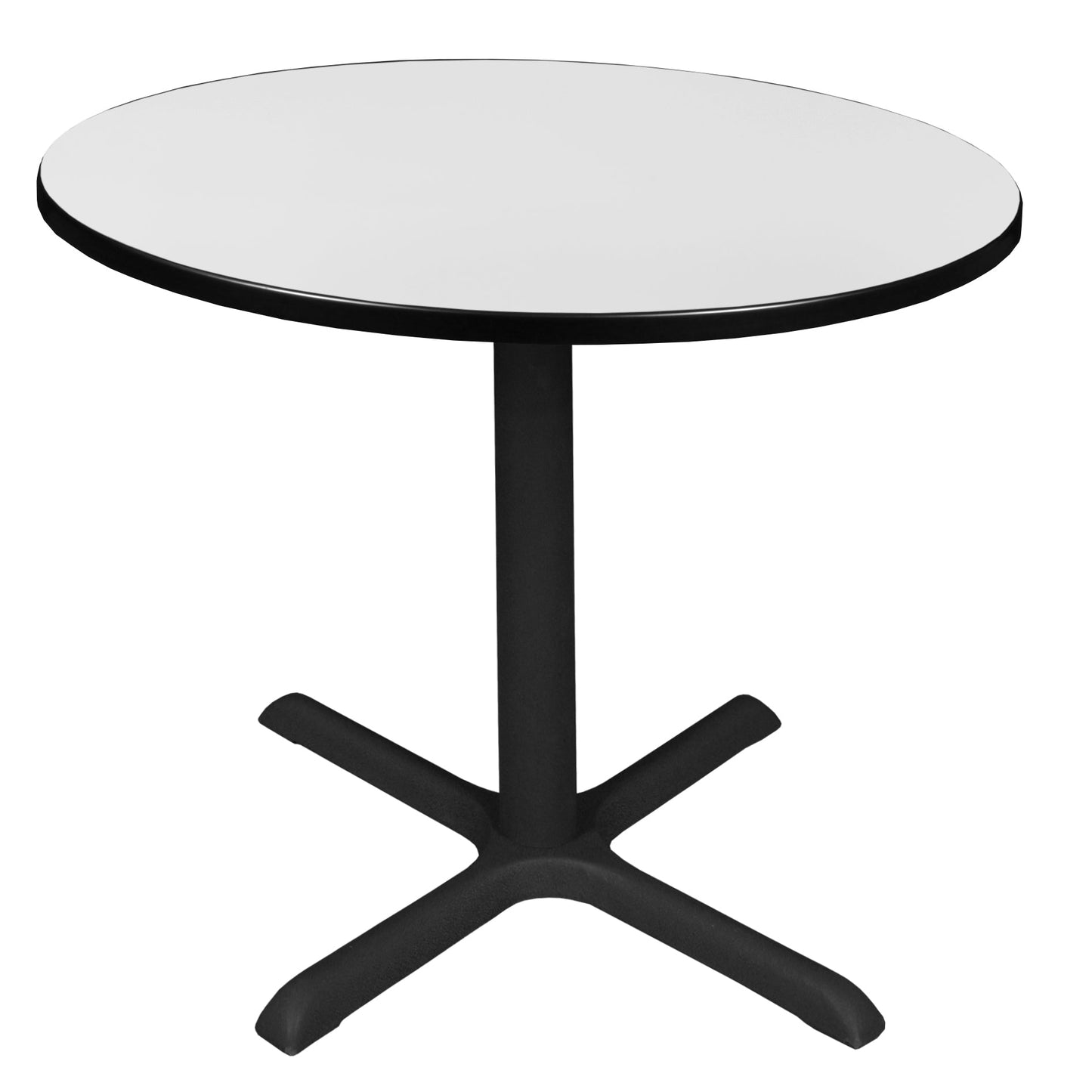 Regency Cain Large 42 in. Round X - Base Breakroom Table - SchoolOutlet